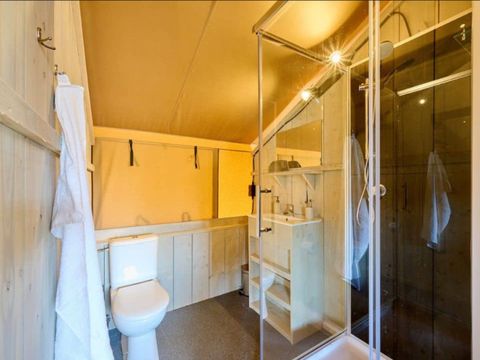 TENTE TOILE ET BOIS 9 personnes - Tente Safari 9 personnes - 4 chambres