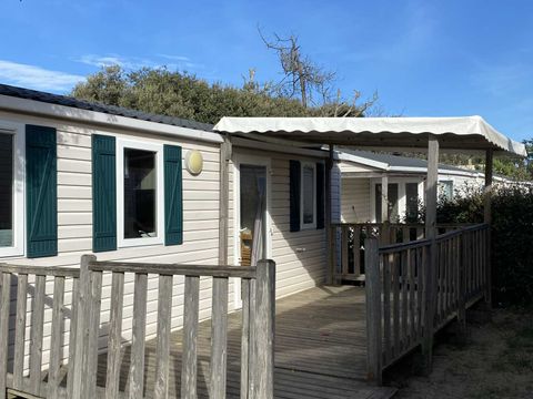 Mobilhome 6 personnes - PRIMEO S 27m² / 2 chambres - terrasse couverte