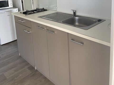 Mobilhome 5 personnes - SENCILO S 25m² / 2 chambres - terrasse couverte
