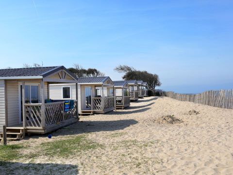 Mobilhome 6 personnes - OPHEA Dimanche Front de mer 33m² / 2 chambres - terrasse