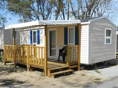 Mobilhome 6 personnes - PRIMEO Front de Mer 27m² / 2 chambres - terrasse