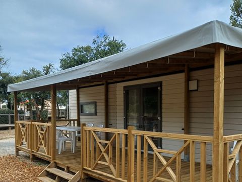 MOBILHOME 6 personnes - Mobil-home RIDEAU BAHIA 87.2  33m² / 2 chambres - terrasse