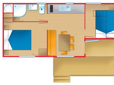 MOBILHOME 5 personnes - NEPTUNO