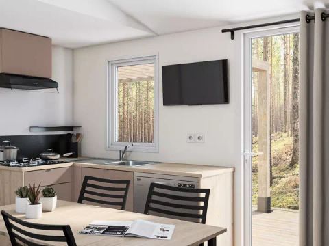 Mobilhome 6 personnes - Mobil Home Excellence 4 Pièces 6 Personnes + TV