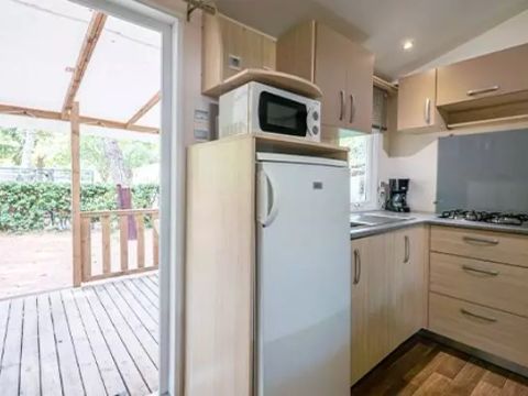 MOBILHOME 6 personnes - Comfort | 3 Ch. | 6 Pers. | Terrasse surélevée | Clim.