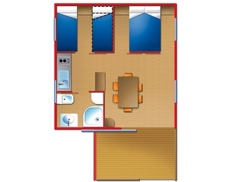 BUNGALOW 5 personnes - MOREA