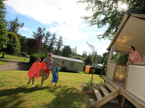 TENTE TOILE ET BOIS 4 personnes - Lodge Maasaï 2ch 4p