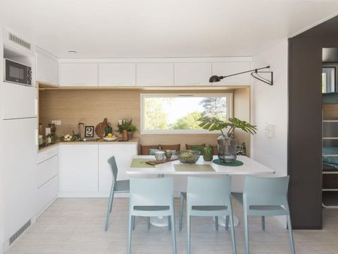 MOBILHOME 6 personnes - SAM - SUNELIA LUXE TAOS 3ch/ 6p - 40m² - Pergola Exotique