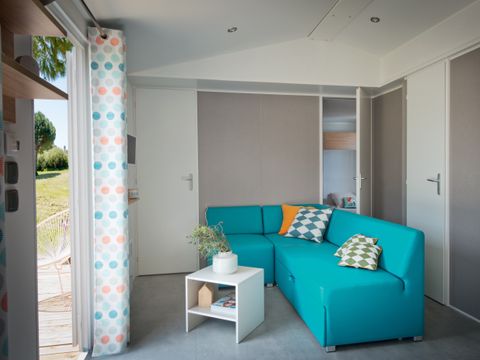 Mobilhome 6 personnes - Dimanche - COTTAGE - CONFORT - 3 chambres - 35m²-Terrasse couverte