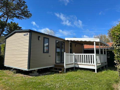 Mobilhome 6 personnes - Dimanche - COTTAGE - CONFORT - 3 chambres - 35m²-Terrasse couverte