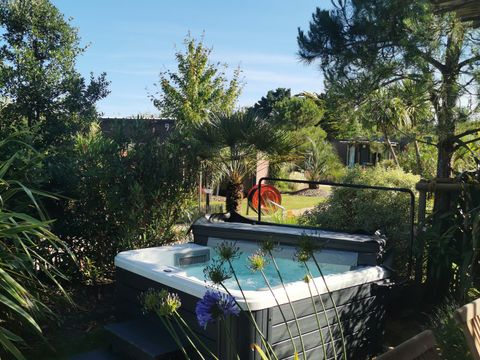 MOBILHOME 6 personnes - SAM - SUNELIA LUXE TAOS SPA 3ch/ 6p - 40m² - Terrasse exotique