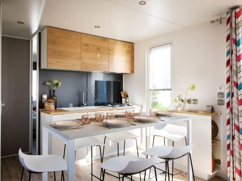 MOBILHOME 6 personnes - SAM - COTTAGE CONFORT 3ch/ 6p - 35m² - Terrasse parasol