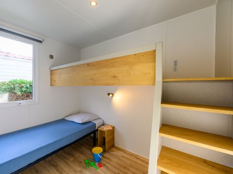 Mobilhome 6 personnes - COTTAGE CONFORT 3 chambres - 35m² - Terrasse parasol 6 pers