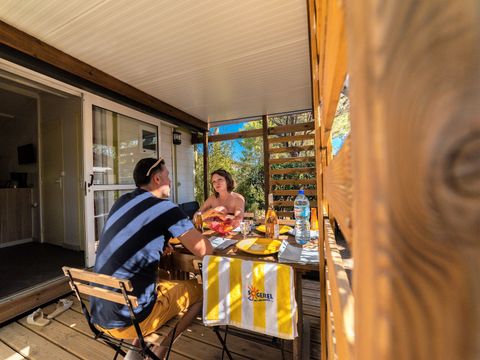 MOBILHOME 4 personnes - Cottage 2 chambres - CLIM - TV - WIFI - PLANCHA