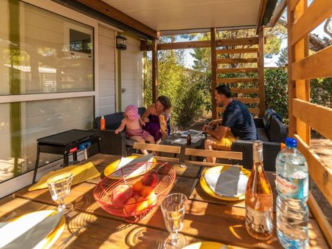MOBILHOME 4 personnes - Cottage 2 chambres - CLIM - TV - WIFI - PLANCHA