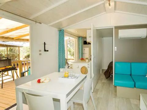 MOBILHOME 6 personnes - Comfort | 3 Ch. | 6 Pers. | Terrasse surélevée | Clim.