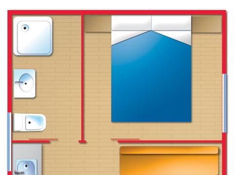 BUNGALOW 2 personnes - ATLANTICO