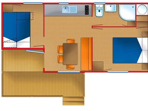MOBILHOME 5 personnes - NEPTUNO