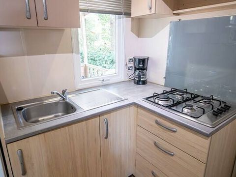 BUNGALOW 6 personnes - Mobil-home | Comfort | 3 Ch. | 6 Pers. | Terrasse surélevée | Clim.