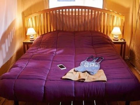 Tente en toile et en bois 5 personnes - Kenya Confort + – 2 chambres / 5 p