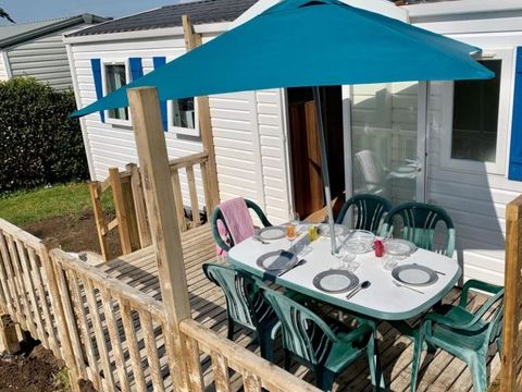 MOBILHOME 6 personnes - 3 chambres - vue étang