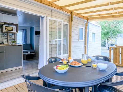 MOBILHOME 8 personnes - Mobil home 3 chambres confort - 34m² 6/8 pers