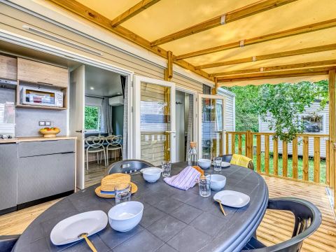 Mobilhome 4 personnes - 3 Pièces 4 Personnes Climatisé + TV