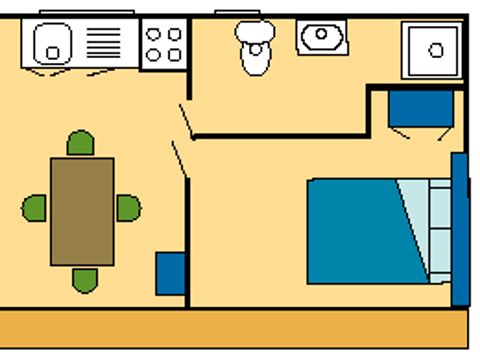 CHALET 4 personnes - Oasis