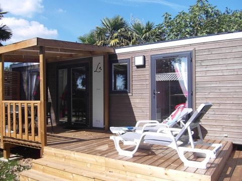 MOBILHOME 4 personnes - PREMIUM  HOBEREAU 4 personnes- climatisé