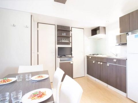 MOBILHOME 6 personnes - Mobile-Home BIHOREAU*** 6 personnes