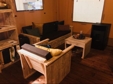 TENTE TOILE ET BOIS 5 personnes - Luxury Lodge