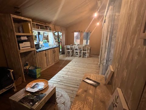 TENTE TOILE ET BOIS 5 personnes - Luxury Lodge