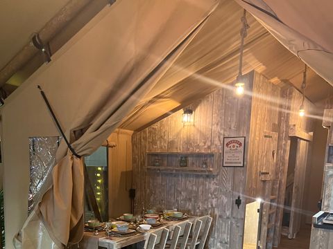 TENTE TOILE ET BOIS 5 personnes - Lodge Woody 38