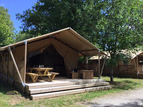 TENTE TOILE ET BOIS 4 personnes - Lodge Woody 27