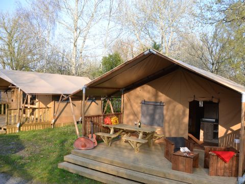 TENTE TOILE ET BOIS 4 personnes - Lodge Woody 27