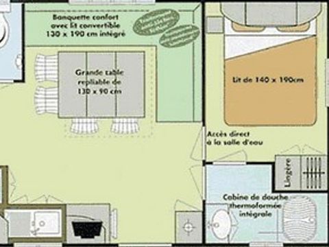 MOBILHOME 8 personnes - Cannelle + clim