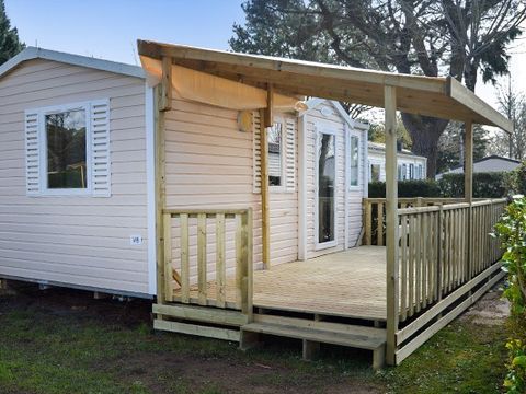 Mobilhome 4 personnes - Classic XL | 2 Ch.ambres | Terrasse surélevée | TV