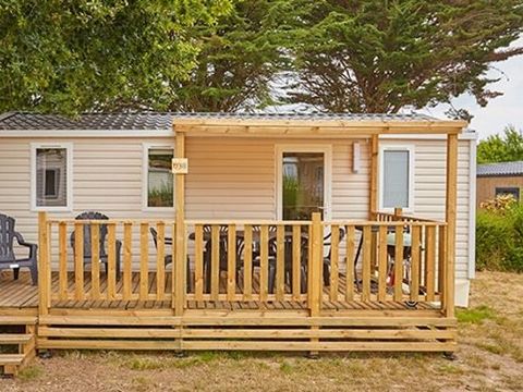 MOBILHOME 6 personnes - Comfort | 3 Ch. | 6 Pers. | Terrasse surélevée | TV