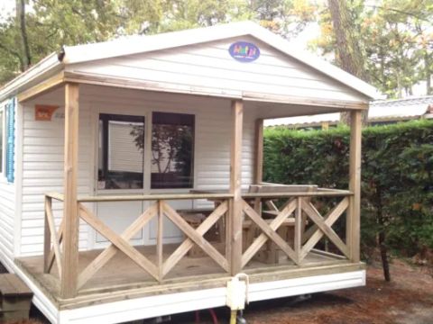 MOBILHOME 6 personnes - Mobil-home Standard Eden 27m² 2 chambres + terrasse couverte 10m² - TV 4/6 pers