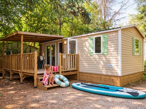 Mobilhome 6 personnes - Confort 28 m² – Terrasse couverte – Idéal pour les familles
