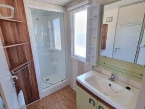 MOBILHOME 6 personnes - Mobil-home Confort 28m² 2 chambres + terrasse couverte 13.5m² - TV 4/6 pers