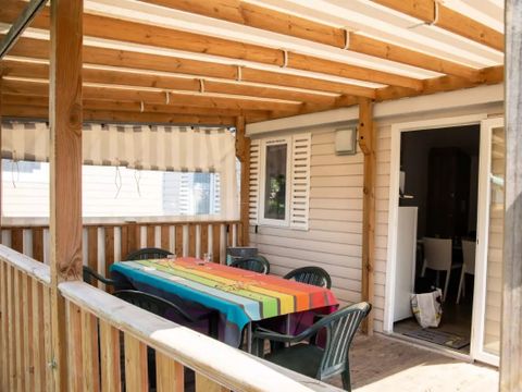 MOBILHOME 6 personnes - Mobil Home Cosy 4 Pièces 6 Personnes + TV