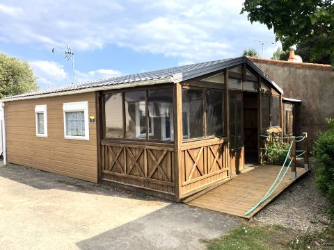 MOBILHOME 4 personnes - Chalet Cosy 3 Pièces 4 Personnes + TV