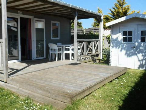 MOBILHOME 4 personnes - Chalet PMR Cosy 3 Pièces 4 Personnes + TV MOBILHOME 4 personnes - Chalet PMR Cosy 3 Pièces 4 Personnes + TV