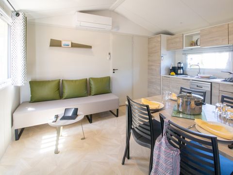 MOBILHOME 4 personnes - COTTAGE LUXE DES DINOS 2ch - SPA 4 pers