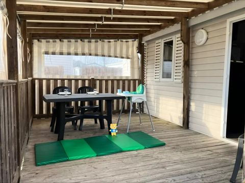 MOBILHOME 6 personnes - Mobil Home Cosy Kids 4 Pièces 6 Personnes (5 adultes + 1 bébé) + TV