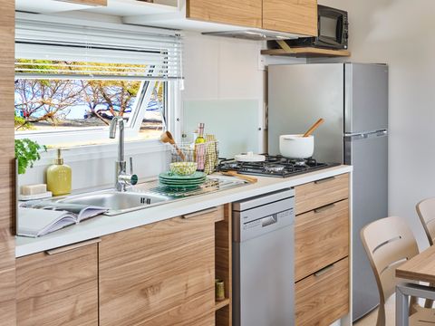 Mobilhome 4 personnes - COTTAGE - PRIVILEGE - 2 salles de bain