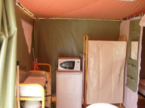 Bungalow toilé 5 personnes - BENGALI, sans eau et sans sanitaires