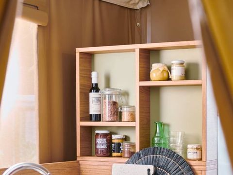 TENTE 4 personnes - Tente Lodge JUNGLE 26m² 2 chambres + terrasse