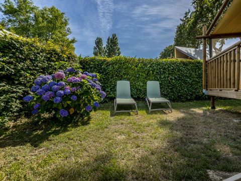 TENTE 4 personnes - Tente Lodge JUNGLE 26m² 2 chambres + terrasse